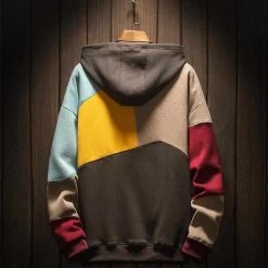 1251 Store Men's Apparels Sky Madrid Elevate Patchwork Hoodie
