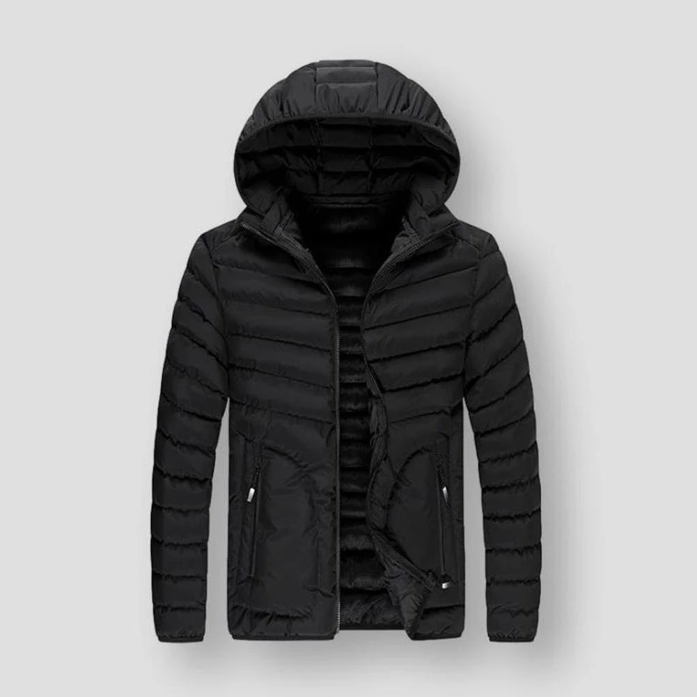 Lance Donovan Official Store Sky Madrid Quilted Hooded Parka Men's Apparels 7 Lance Donovan Official Store Sky Madrid Quilted Hooded Parka Men's Apparels