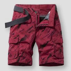 CHAIFENKO Trend Store Men's Apparels Sky Madrid Lite Trail Cargo Shorts