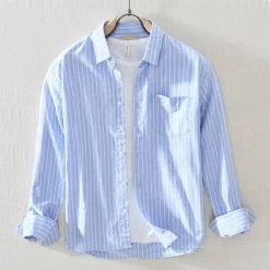 China Cloth Sky Madrid Hannover Striped Shirt Men's Apparels