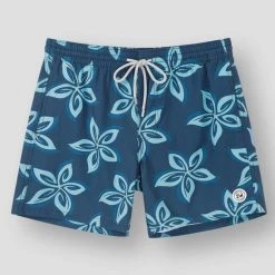 SURFCUZ Official Store North Royal Graphic Beach Trunks Men's Apparels