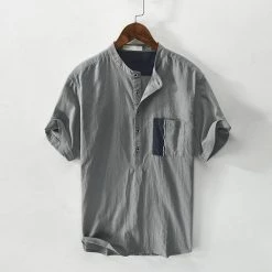 China Cloth North Royal Amalfi Coast Linen Shirt