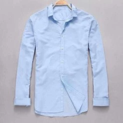 Cotton Linen Store Sky Madrid Caicos Linen Shirt