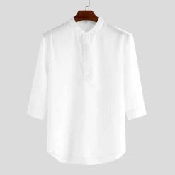 Micomico Store Sky Madrid Havana 3/4 Shirt Men's Apparels 6 Micomico Store Sky Madrid Havana 3/4 Shirt Men's Apparels