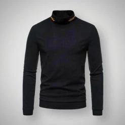 King Billion Official Store Men's Apparels North Royal Turtleneck Embroidered Pullover