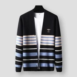 Mr Nhina Store North Royal Chambery Striped Cardigan