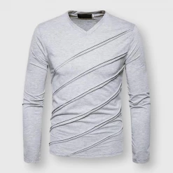 Leading Pig Store Men's Apparels Sky Madrid Asymmetric Athletic Sweatshirt