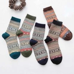 HSS Official Store Sky Madrid Wool Socks (5 Pairs)