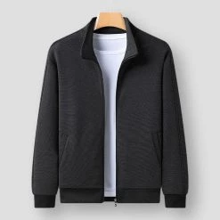 Trendy Persons Store Men's Apparels Sky Madrid Zip-Up Slim Sweatshirt