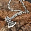 Bobo Cover Official Store Sky Madrid Odin's Axe Pendant Necklace
