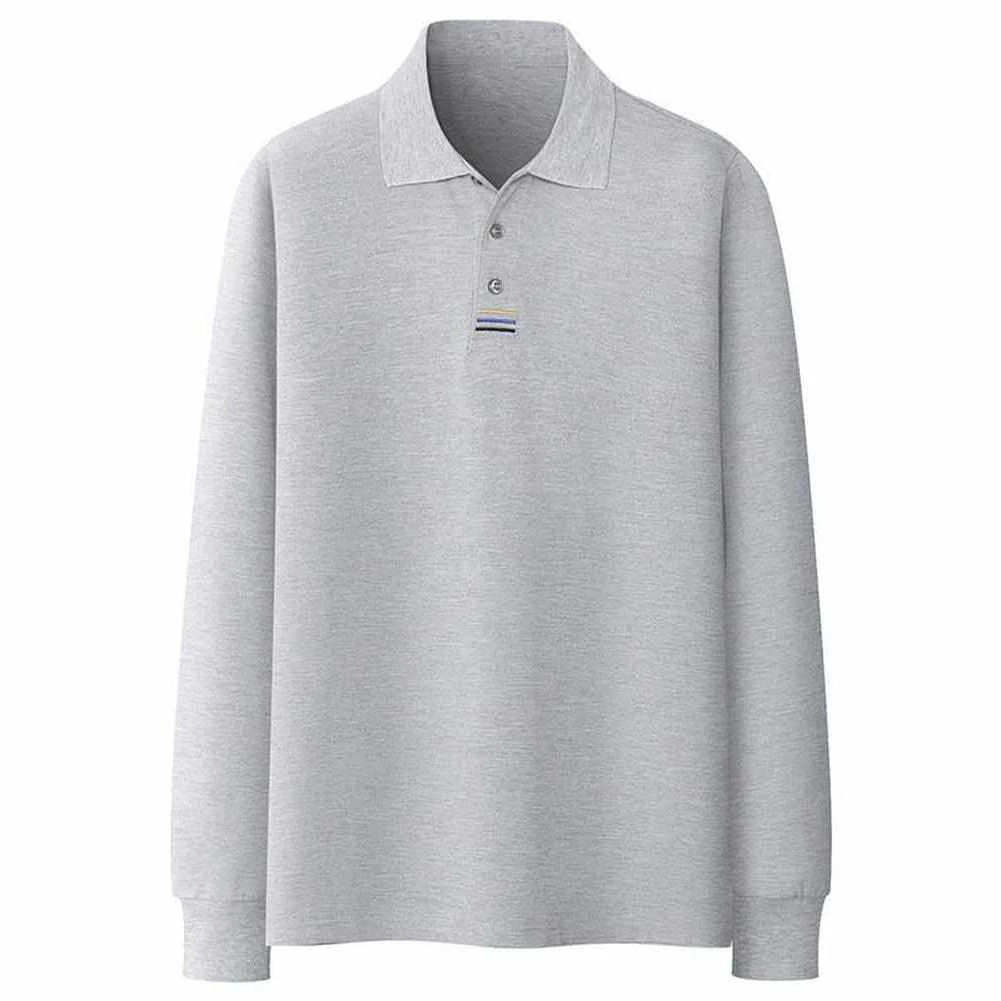 FGKKS Official Store North Royal Casual Long Sleeve Polo Shirt Men's Apparels 4 FGKKS Official Store North Royal Casual Long Sleeve Polo Shirt Men's Apparels