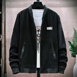 Urban Casual Store Corduroy Varsity Jacket Men's Apparels