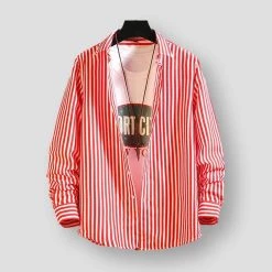 Shop5572109 Store Men's Apparels North Royal Garenne Striped Shirt 11 Shop5572109 Store Men's Apparels North Royal Garenne Striped Shirt