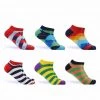Sanzetti Factory Store Men's Apparels Colorful Ankle Socks (6 Pair)
