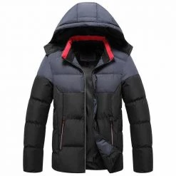 CHAIFENKO Trend Store Men's Apparels North Royal Water-Resistant Hooded Parka