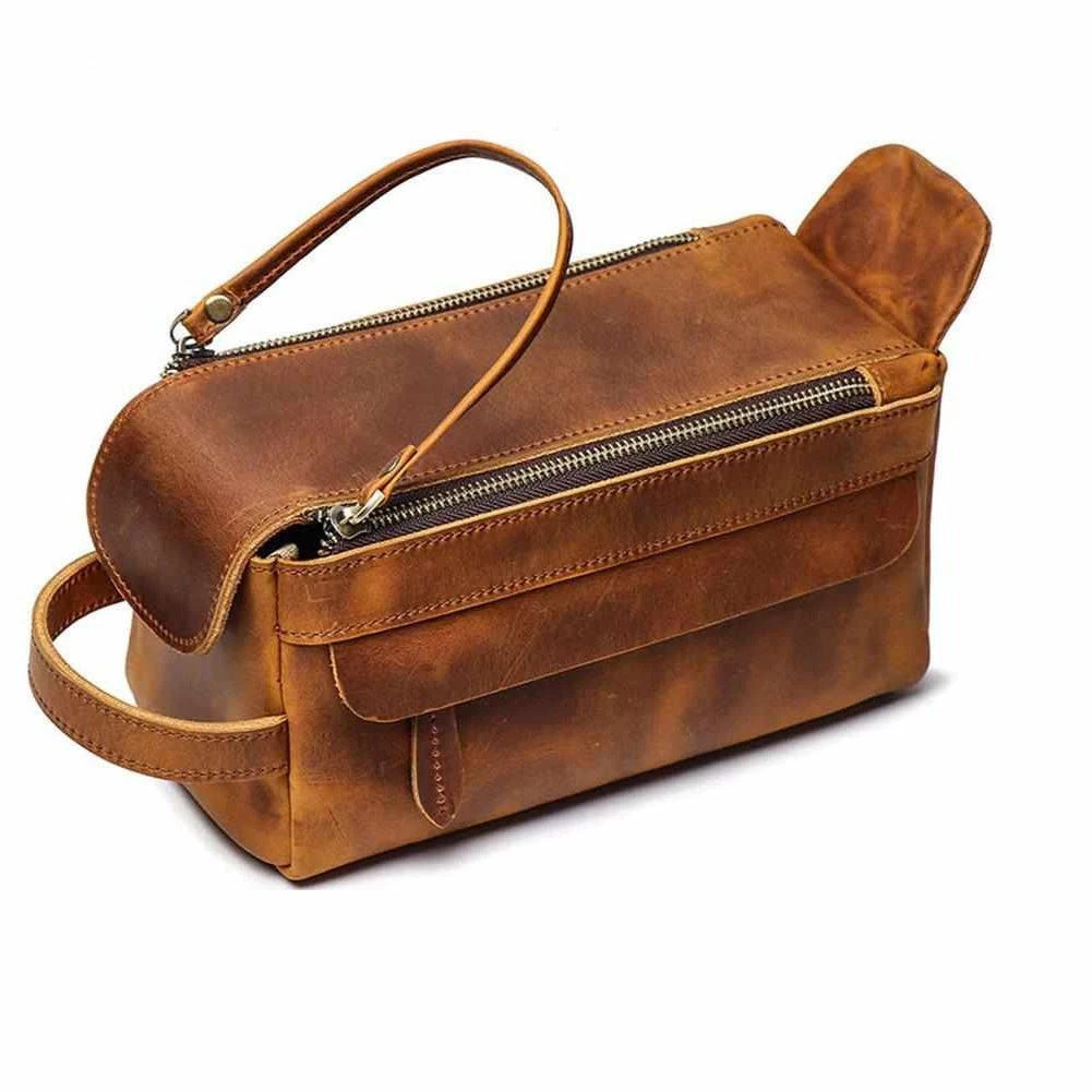 Luufan Factory Store Saint Morris Leather Toiletry Bag Men's Apparels 3 Luufan Factory Store Saint Morris Leather Toiletry Bag Men's Apparels