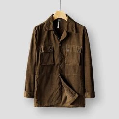Cotton Linen Store Men's Apparels Saint Morris Corduroy Pocket Jacket