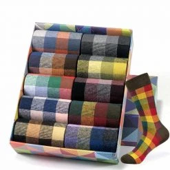FYYPIIN Light Up The World Boutique Store Smart Casual Colorful Socks Men's Apparels 5 FYYPIIN Light Up The World Boutique Store Smart Casual Colorful Socks Men's Apparels