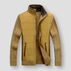 Mountainskin Official Store Sky Madrid Fleece Knitted Cardigan Men's Apparels