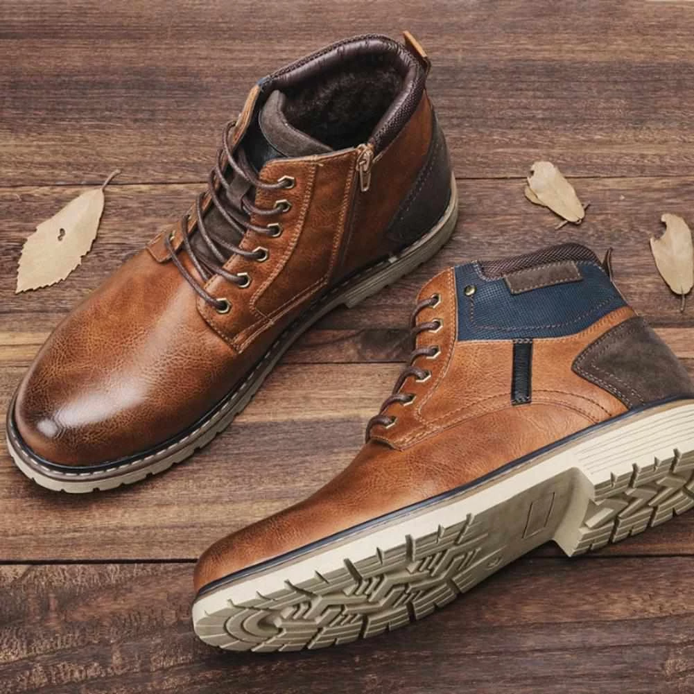 Hecrafted Footwear Store Men's Apparels Sky Madrid Leather Ankle Boot 3 Hecrafted Footwear Store Men's Apparels Sky Madrid Leather Ankle Boot