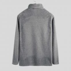 Yolomax Apparel Store Sky Madrid Fleece Turtleneck Sweater Men's Apparels