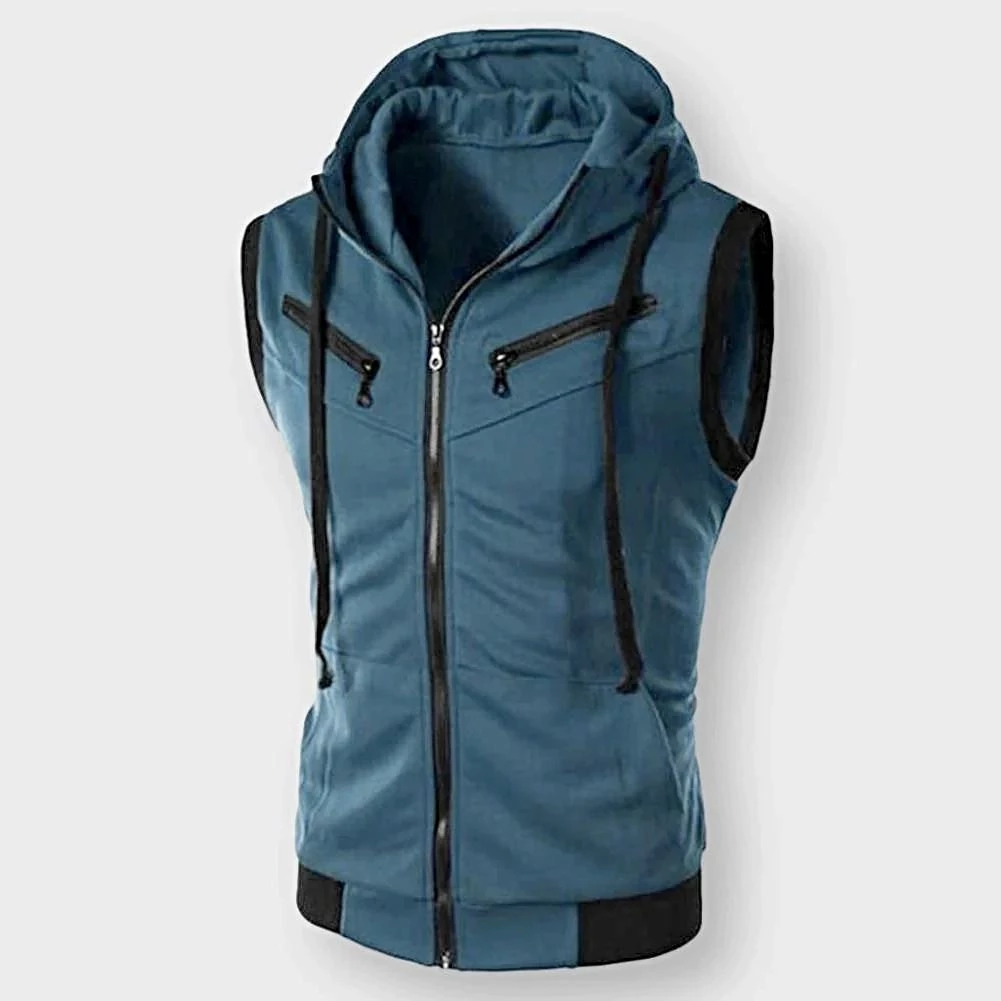 YUNDONG Store Saint Morris Elburg Hooded Vest 3 YUNDONG Store Saint Morris Elburg Hooded Vest