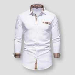 King Billion Official Store Sky Madrid Contrast Plaid Shirt Men's Apparels 7 King Billion Official Store Sky Madrid Contrast Plaid Shirt Men's Apparels