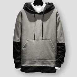 YYT Sweaters Store Men's Apparels North Royal Kiel Patchwork Hoodie