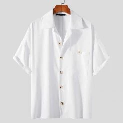 Fezey Apparel Store Sky Madrid Contemporary Button-Up Shirt Men's Apparels