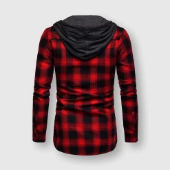 Clothingworlds Store Sky Madrid Bristol Hooded Shirt Men's Apparels