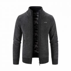 LJZ168 Store Saint Morris Manchester Zipper Cardigan