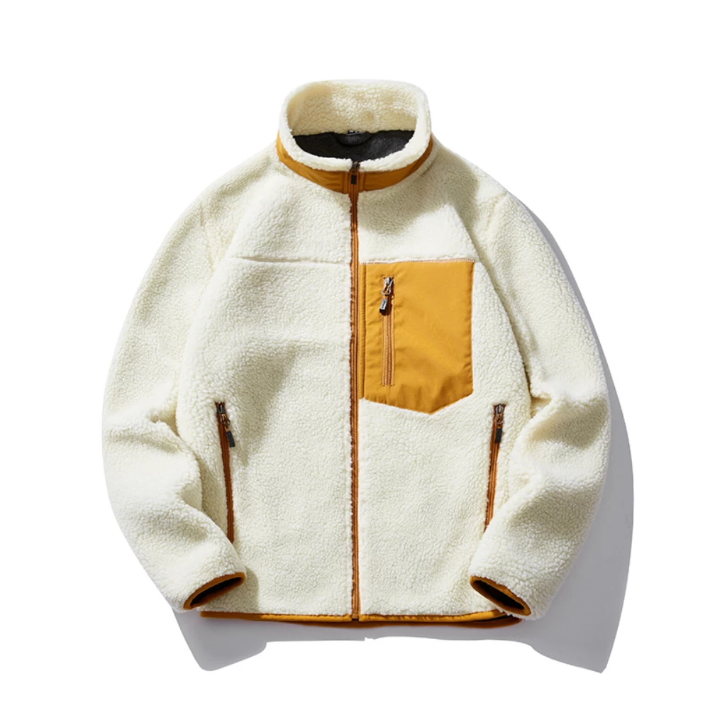 Shop900235354 Store Men's Apparels Sky Madrid Contrast Fleece Jacket 4 Shop900235354 Store Men's Apparels Sky Madrid Contrast Fleece Jacket