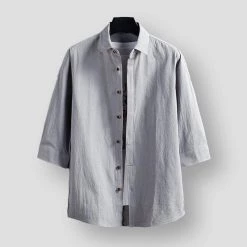 Wetailor Official Store Sky Madrid Alost Cotton Shirt Men's Apparels