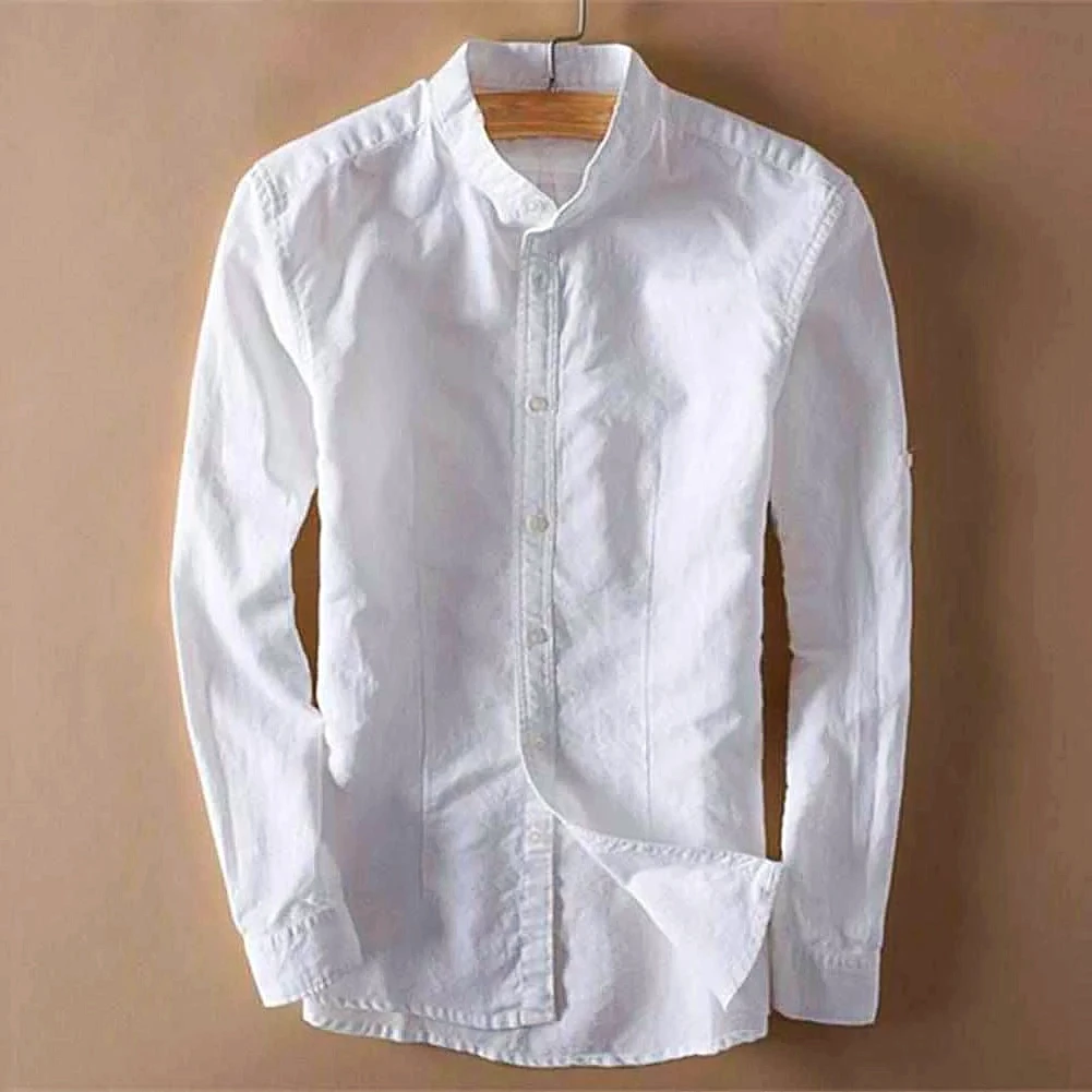 The Mystic Store Saint Morris Linen Long-Sleeve Shirt 6 The Mystic Store Saint Morris Linen Long-Sleeve Shirt