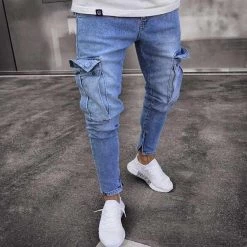EBAIHUI Official Store Saint Morris Skinny Pocket Jeans