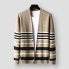Mr Nhina Store North Royal Chambery Striped Cardigan