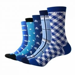 Match-Up Official Store North Royal Blue Cotton Socks