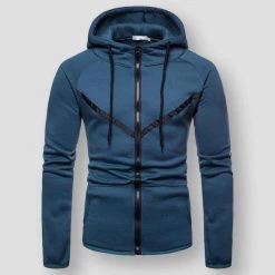 HCXY Official Store North Royal Como Hooded Sweatshirt Men's Apparels