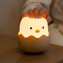 Moonshadow Official Store Home Sky Madrid Silicone Chick Lamp