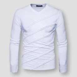 Leading Pig Store Men's Apparels Sky Madrid Asymmetric Athletic Sweatshirt