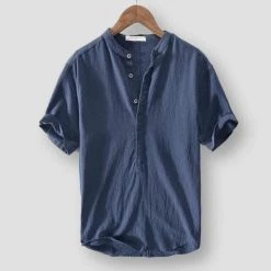 Suehaiwe Official Store Saint Morris Provence Linen Shirt
