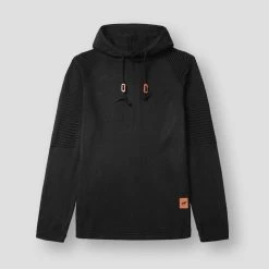 QSuper Official Store Sky Madrid Athletic Slim Hooded Sweatshirt Men's Apparels