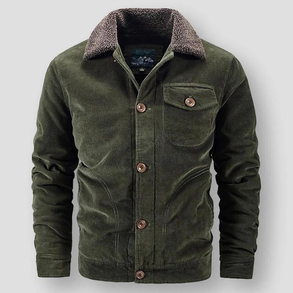 Men`s World Store Sky Madrid Slim Corduroy Fleece Jacket Men's Apparels 6 Men`s World Store Sky Madrid Slim Corduroy Fleece Jacket Men's Apparels