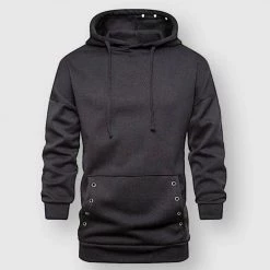 VEAKER Apparel Outlets Store Sky Madrid Ranson Hooded Sweatshirt Men's Apparels