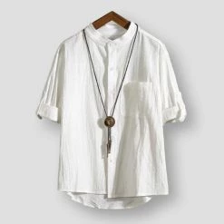 HTYA MEN'S Store Men's Apparels Saint Morris Bonavista Linen Shirt