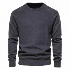 AIOPESON Official Store Men's Apparels Saint Morris Oregon Cotton Sweater