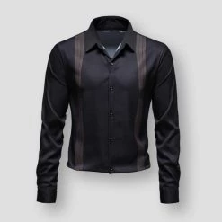 SelectClothes Store Sky Madrid Wrinkle Resistant Dress Shirt