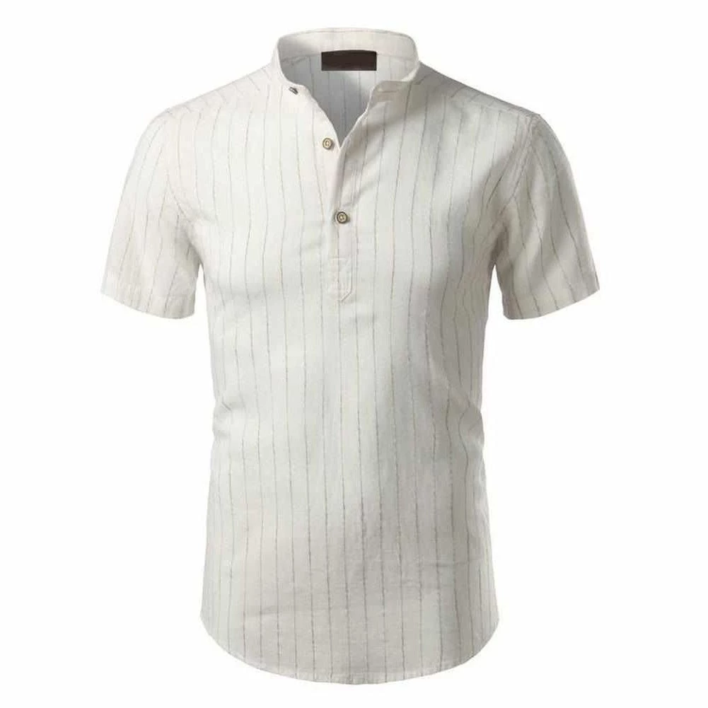 Mens Wardrobe Store Men's Apparels Sky Madrid Linen Striped Short Sleeve Shirt 6 Mens Wardrobe Store Men's Apparels Sky Madrid Linen Striped Short Sleeve Shirt