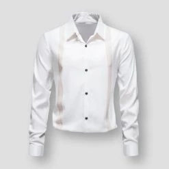 SelectClothes Store Sky Madrid Wrinkle Resistant Dress Shirt