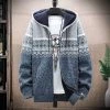 S-W-G Menswear Store Store Saint Morris Hooded Graphic Cardigan Men's Apparels